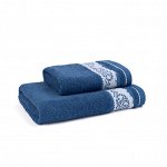 К-т махр полотенец гл/кр Шантильи 1-50x90 1-70х130 синий Denim