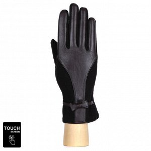 Перчатки, комбинированная кожа, FABRETTI 3.1-2 chocolate