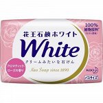 Кремовое туалетное мыло &quot;White&quot; с ароматом розы 130 гр.