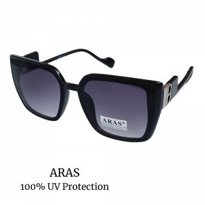 Очки солнцезащитные женские ARAS, черные, 8832 С1, арт. 129.048