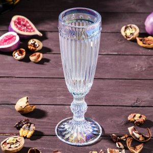 Бокал стеклянный для шампанского «Босфор», 180 мл, 7?20 см, цвет перламутровый