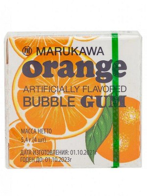 Резинка жевательная Marukawa &quot;Апельсин&quot;, 5,4 г