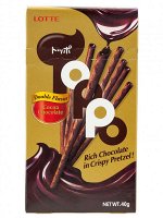 Палочки бисквитные ТОППО с какао  начинкой 40 гр