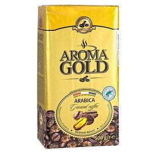 Кофе AROMA GOLD 500 г!!! молотый 1 уп. х 12 шт.