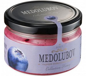 Мёд-суфле Медолюбов с  голубикой 250мл