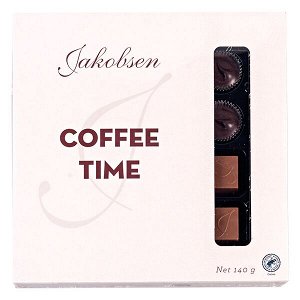Конфеты JAKOBSEN Coffee Time 140 г 1 уп.х 10 шт.