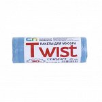 Мешок для мусора 20 шт, 30 л, ПВД, микс, TWIST Стандарт, (250 х 600 х 0,01 мм)