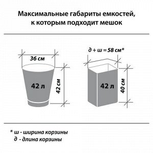 Мешки для мусора с завязками LAIMA "ULTRA" 60 л, синие, 20 шт., прочные, ПНД 17 мкм, 60х70 см, 607692