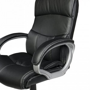 Кресло офисное BRABIX "Impulse EX-505", экокожа, черное, 530876