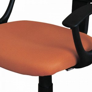 Кресло компактное BRABIX "Flip MG-305", ткань TW, оранжевое/черное, 531920