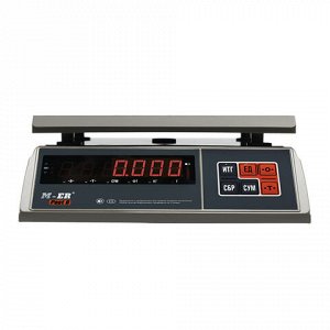 Весы фасовочные MERTECH M-ER 326AFU-3.01, LCD (0,01-3 кг), дискретность 1 г, платформа 255x205 мм, 3058