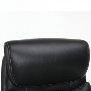 Кресло из натуральной кожи BRABIX PREMIUM "Infinity EX-707", дерево, черное, 531826