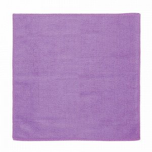 Салфетка из МИКРОФИБРЫ универсальная 30х30 см, фиолетовая, 220 г/м2, ЛЮБАША ПЛЮС, 606305
