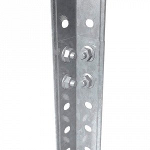 Стеллаж металлический ПРАКТИК "ES" облегченный (1450х750х300 мм), 4 полки, оцинкованная сталь, S24099033458