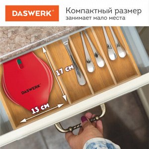 Электровафельница антипригарная для венских и бельгийских вафель, d12,5см, 550 Вт, DASWERK, WM-2, 455522