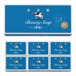 Beauty Soap Мыло молочное косметическое COW освежающее 6*85 гр