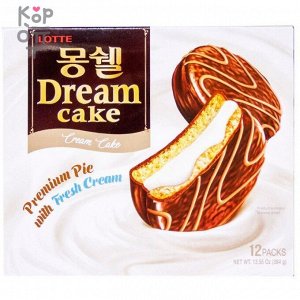 Lotte Dream Cake Cream - Пирожное в шоколадной глазури 32гр.,*12 шт.