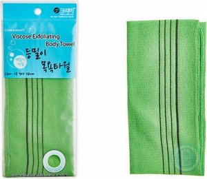 Мочалка для тела из вискозы "Viscose Back Bath Towel" (жесткая, массажная), размер 28 х 90 см