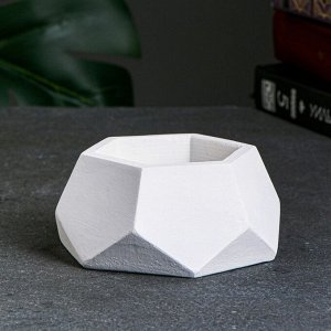 Фигурное кашпо ""Шестигранник"" 10х12х12см