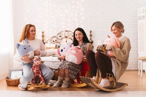 Росмэн Сквишмэллоус Игр мягк 30 см Хрюшка-единорожка Грисси TM Squishmallows