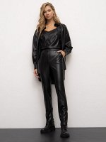 Брюки из экокожи D226/monler