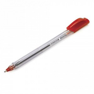 Ручка шариковая масляная BRAUBERG "Extra Glide", КРАСНАЯ, трехгранная, узел 1 мм, линия письма 0,5 мм, 142136