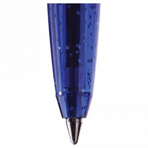 Ручка шариковая масляная "Южная ночь", СИНЯЯ, корпус тонированный синий, узел 0,7 мм, линия письма 0,5 мм, РК21