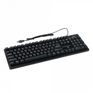 Клавиатура проводная SVEN Standard 301, USB, 104 клавиши, чёрная, SV-03100301UB