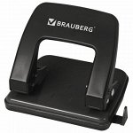 Дырокол металлический BRAUBERG &quot;Classic&quot;, до 25 листов, черный, 229697