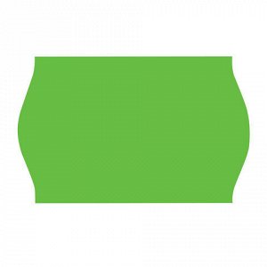 Этикет-лента 26х16 мм, волна, зеленая, комплект 5 рулонов по 800 шт., BRAUBERG, 123583