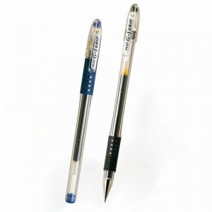 Ручка гелевая с грипом PILOT "G-1 Grip", ЧЕРНАЯ, корпус прозрачный, узел 0,5 мм, линия письма 0,3 мм, BLGP-G1-5