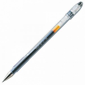 Ручка гелевая PILOT "G-1", ЧЕРНАЯ, корпус прозрачный, узел 0,5 мм, линия письма 0,3 мм, BL-G1-5T