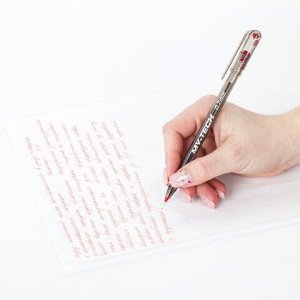 Ручка шариковая масляная PENSAN "My-Tech", КРАСНАЯ, игольчатый узел 0,7 мм, линия письма 0,35 мм, 2240/25
