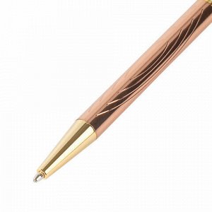 Ручка подарочная шариковая GALANT "ASTRON GOLD", корпус розовое золото, детали золотистые, узел 0,7 мм, синяя, 143526