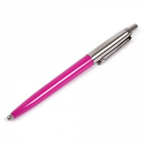 Ручка шариковая PARKER "Jotter Orig Magenta", корпус розовый, нержавеющая сталь, блистер, синяя, 2075996