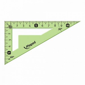 Набор чертежный малый MAPED "Flex Mini" (линейка 15 см, 2 угольника, транспортир), ассорти, блистер, 244069