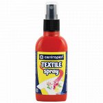 Краска-спрей для ткани и одежды КРАСНАЯ CENTROPEN &quot;Textile Spray&quot;, 110 мл, 1139, 9 1139 0004