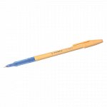 Ручка шариковая STABILO &quot;Liner Pastel&quot;, СИНЯЯ, корпус ванильный, узел 0,7 мм, линия письма 0,3 мм, 808FP1041-5
