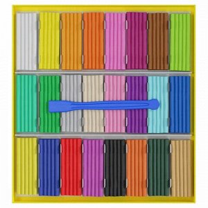 Пластилин классический ГАММА "Юный художник NEW", 24 цвета, 336 г, стек, картонная упаковка, 170820201