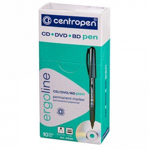 Маркер для CD и DVD СИНИЙ CENTROPEN, трехгранная форма захвата, тонкий, 1 мм, 4606, 6 4606 0106