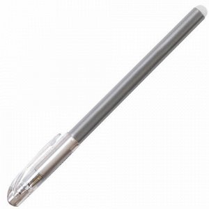 Ручка стираемая гелевая STAFF "College" EGP-664, ЧЕРНАЯ, игольчатый узел 0,5 мм, линия письма 0,38 мм, 143665