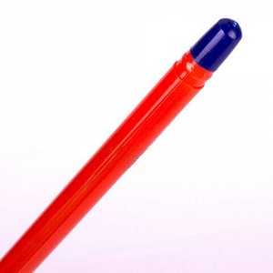 Ручка шариковая масляная STAFF "Basic OBP-203", СИНЯЯ, корпус оранжевый, узел 1 мм, линия письма 0,7 мм, 143203, OBP332