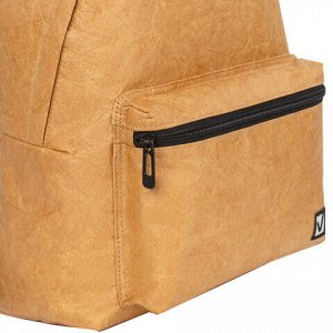 Рюкзак BRAUBERG TYVEK крафтовый с водонепроницаемым покрытием, песочный, 34х26х11 см, 229890