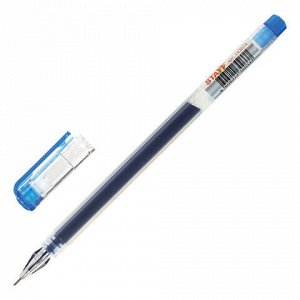 Ручка гелевая STAFF "Basic" GP-675, СИНЯЯ, длина письма 1000 м, игольчатый узел 0,5 мм, линия письма 0,35 мм, 143674