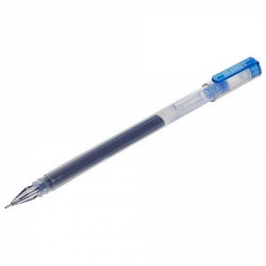Ручка гелевая STAFF "Basic" GP-675, СИНЯЯ, длина письма 1000 м, игольчатый узел 0,5 мм, линия письма 0,35 мм, 143674