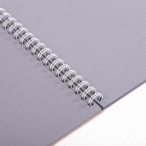 Скетчбук, серая бумага 120 г/м2, 170х195 мм, 30 л., гребень, подложка, цветная фольга, "Одуванчик"