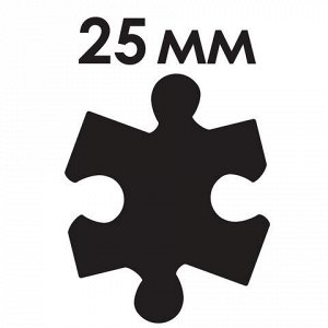 Дырокол фигурный "Пазл", диаметр вырезной фигуры 25 мм, ОСТРОВ СОКРОВИЩ, 227163