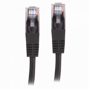 Кабель (патчкорд) UTP 5E категория, RJ-45, 1 м, SONNEN, для подключения Интернета по локальной сети LAN, 513122