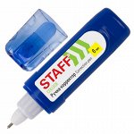 Ручка-корректор STAFF &quot;College&quot;, 6 мл, металлический наконечник, плоский корпус, 227569