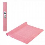 Бумага гофрированная (ИТАЛИЯ) 140 г/м2, светло-розовая (949), 50х250 см, BRAUBERG FIORE, 112591
